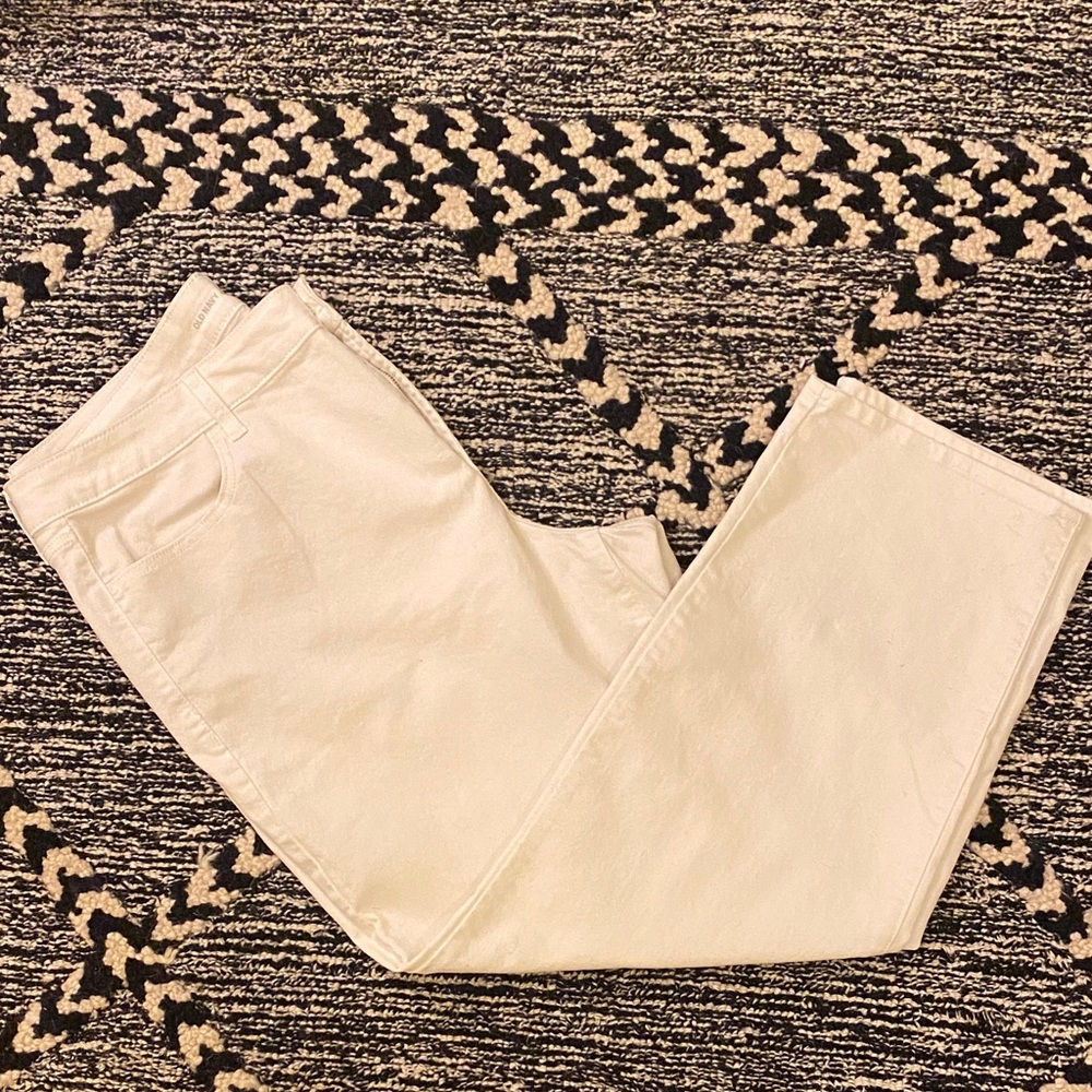 Old Navy High-Rise “Wow Loose” White Jeans